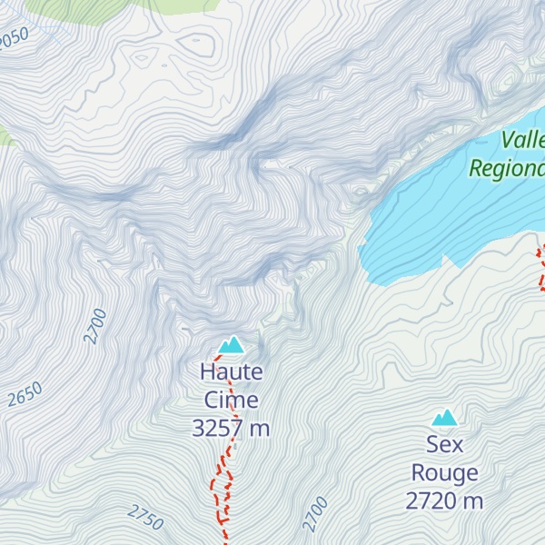 Map of Doigts de Champéry