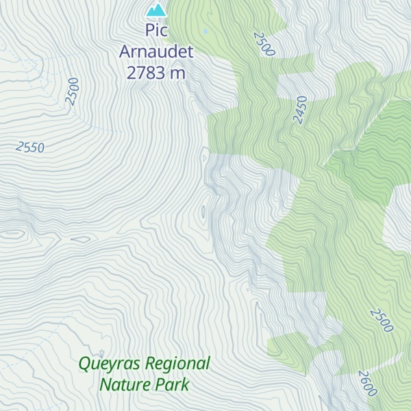 Map of Pic du Fond de Peynin