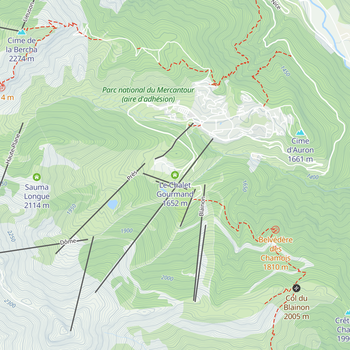 Le Chalet Gourmand map