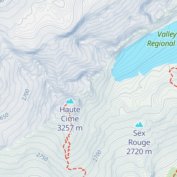 Map of Le Doigt
