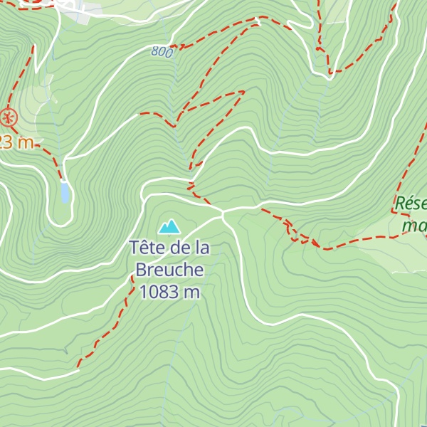 Map of Chalet de l’Union