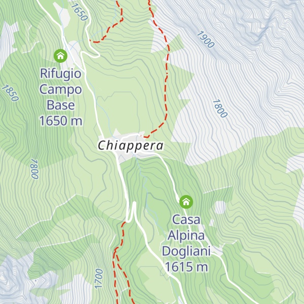 Map of Rifugio di Chiappera