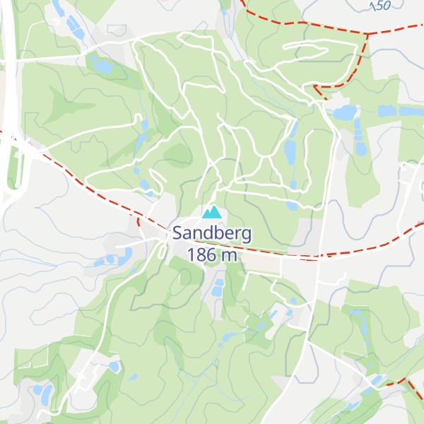 Map of Sandberg