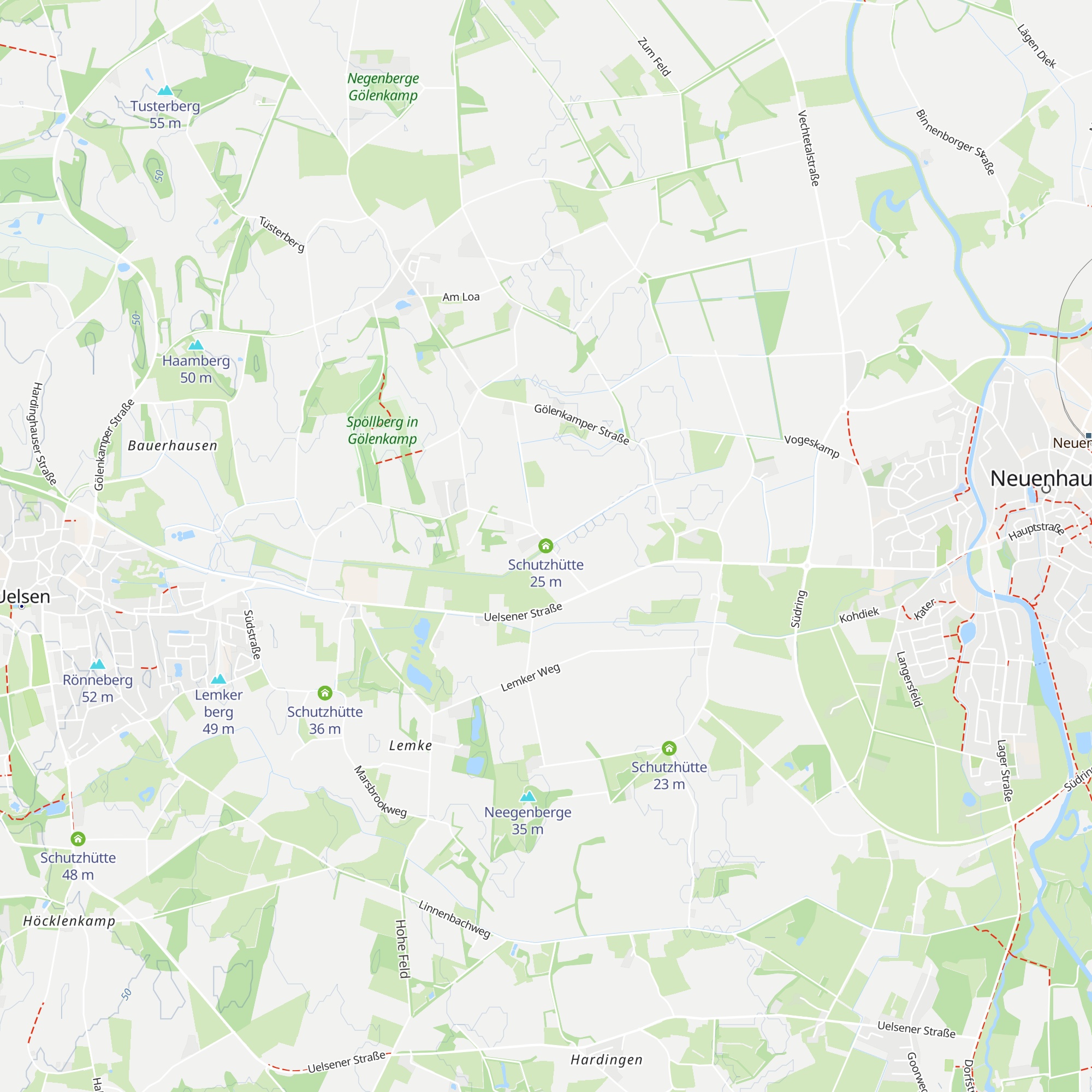 Schutzhütte map
