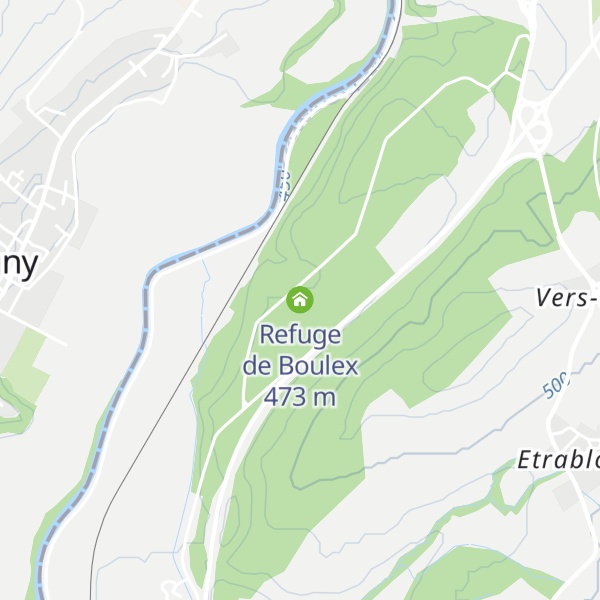 Map of Refuge de Boulex