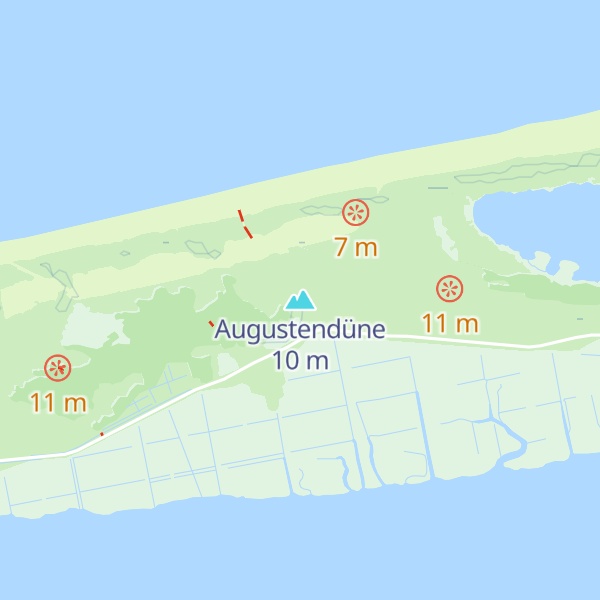 Map of Augustendüne
