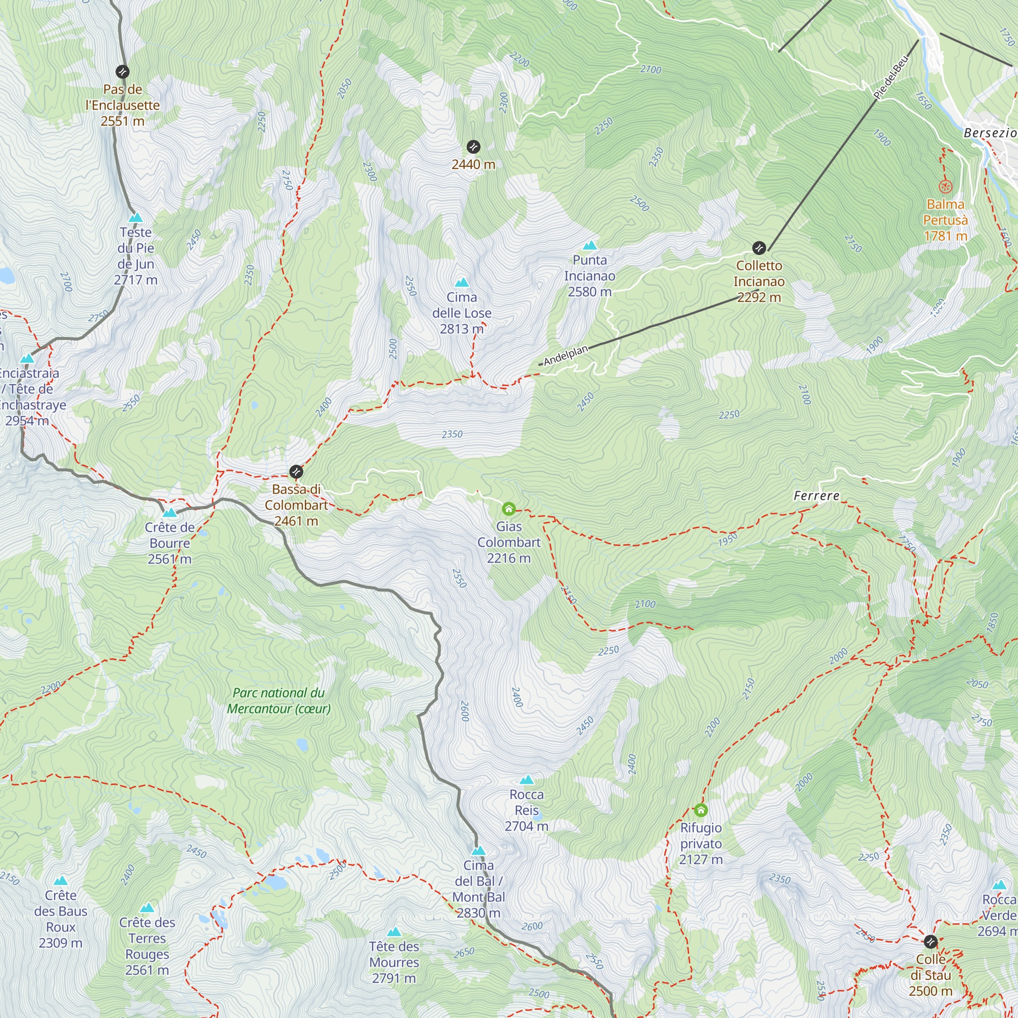 Gias Colombart map