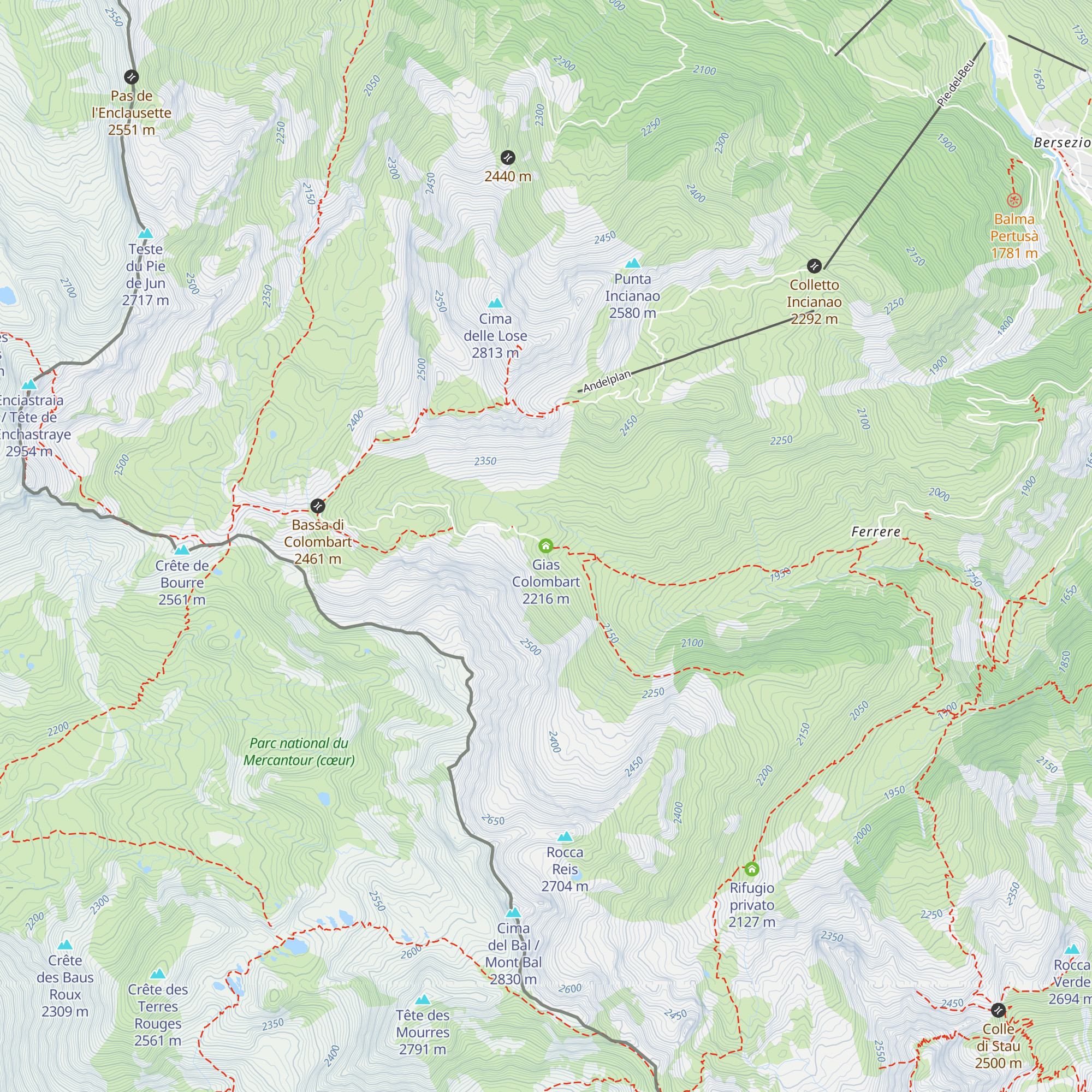 Gias Colombart map