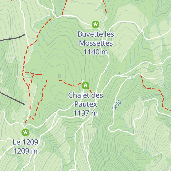 Map of Chalet des Pautex