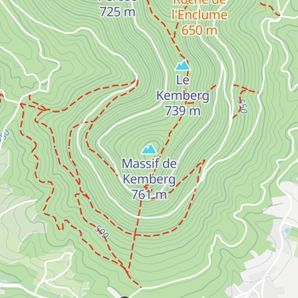 Map of Massif de Kemberg