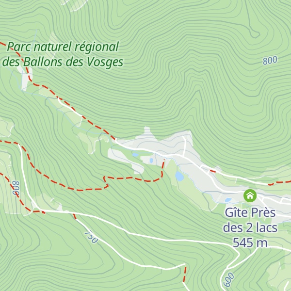 Map of Gîtes du Randonneur