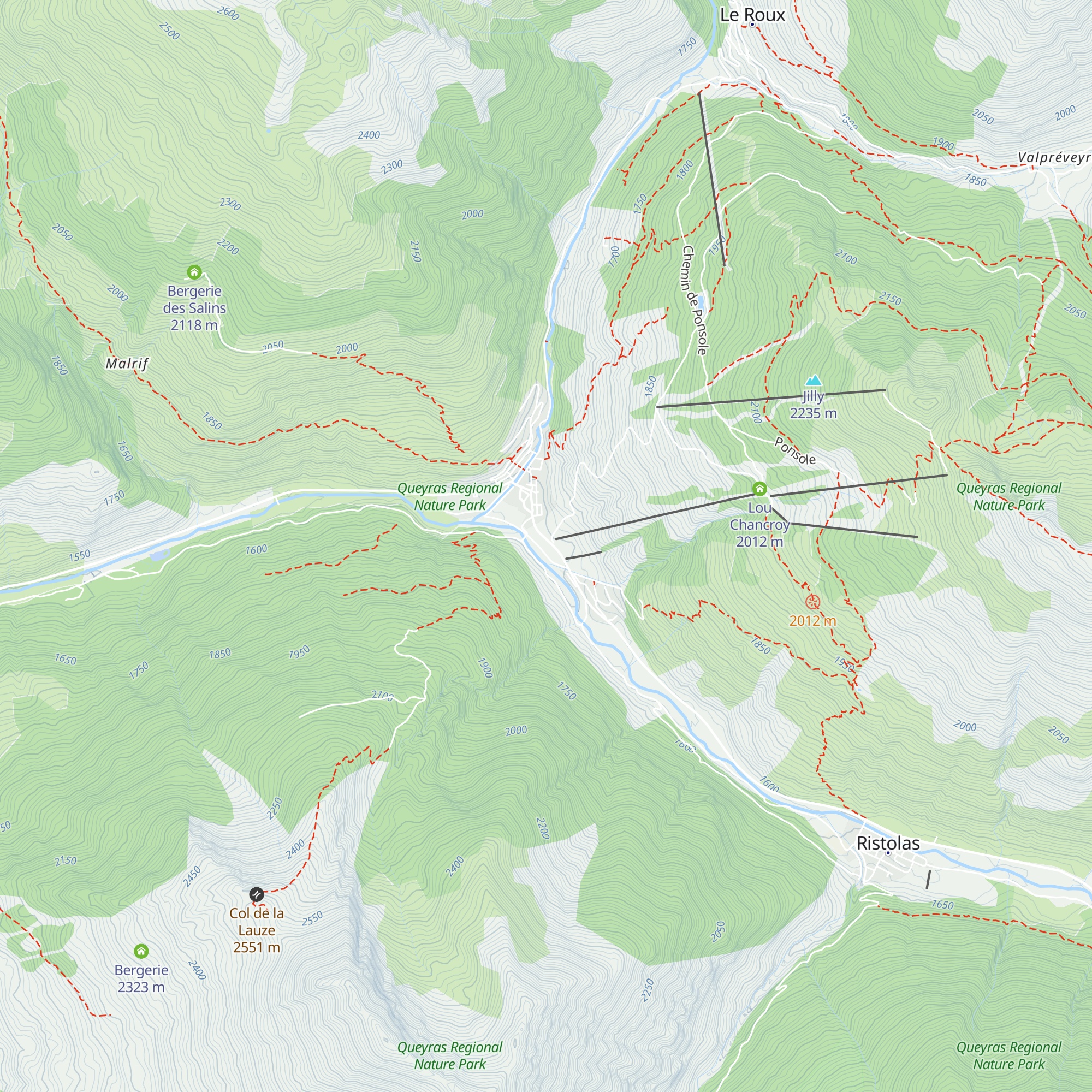 Chez Pilou map