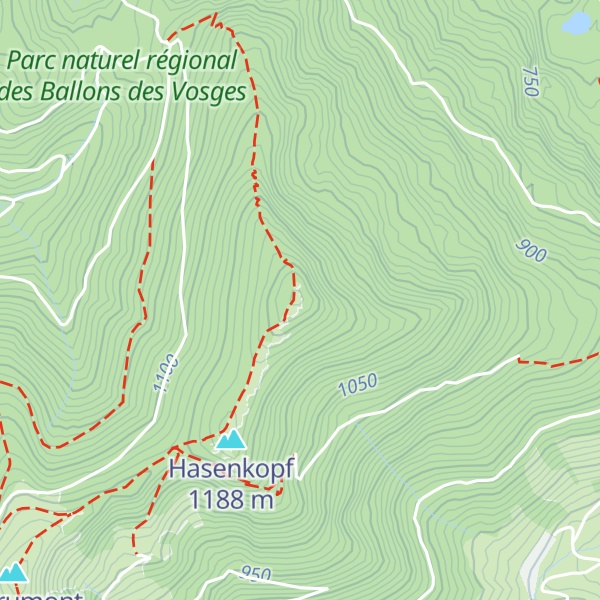 Map of Tête de Fellering