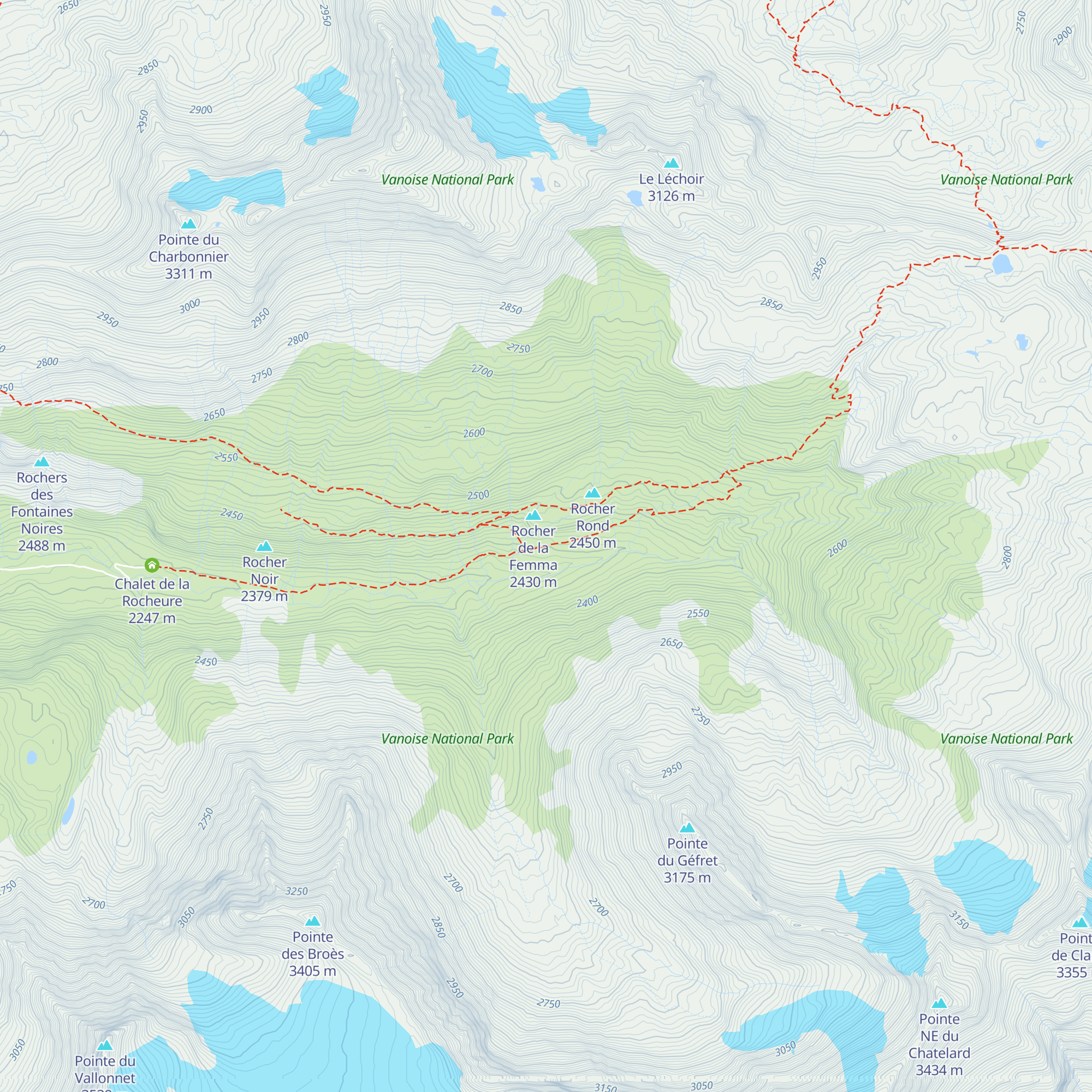 Refuge de la Femma map