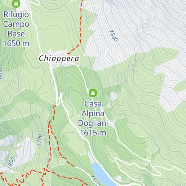Map of Casa Alpina Dogliani