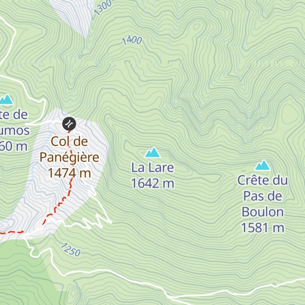 Map of La Lare