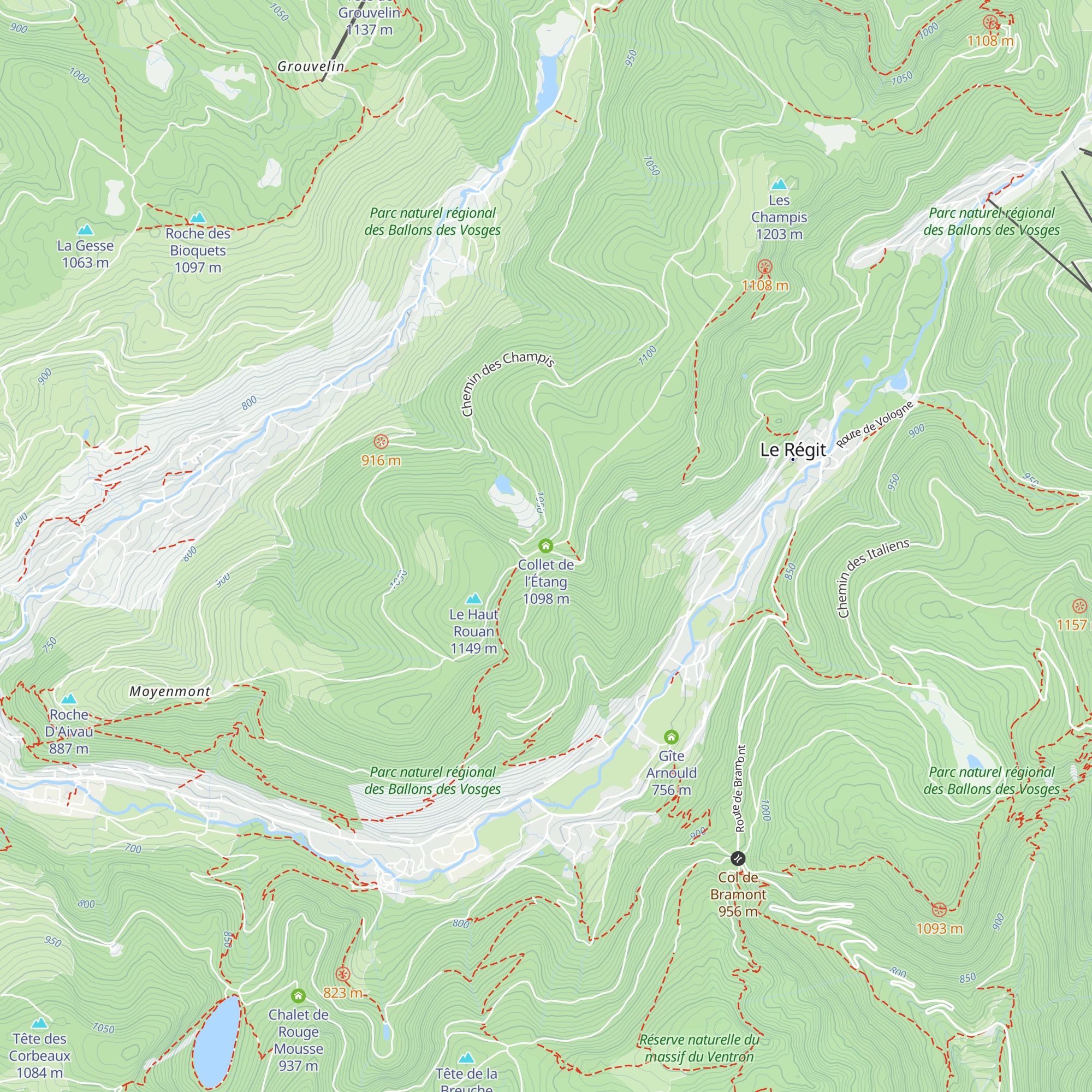 Collet de l’Étang map