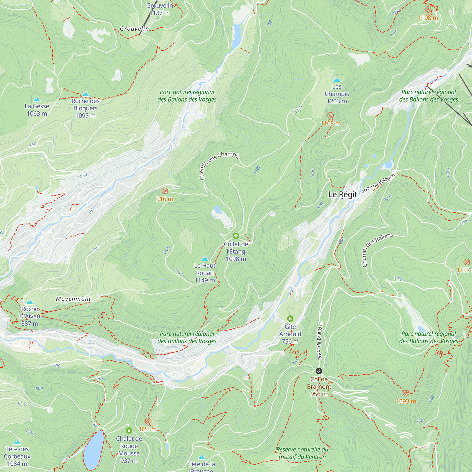 Collet de l’Étang map
