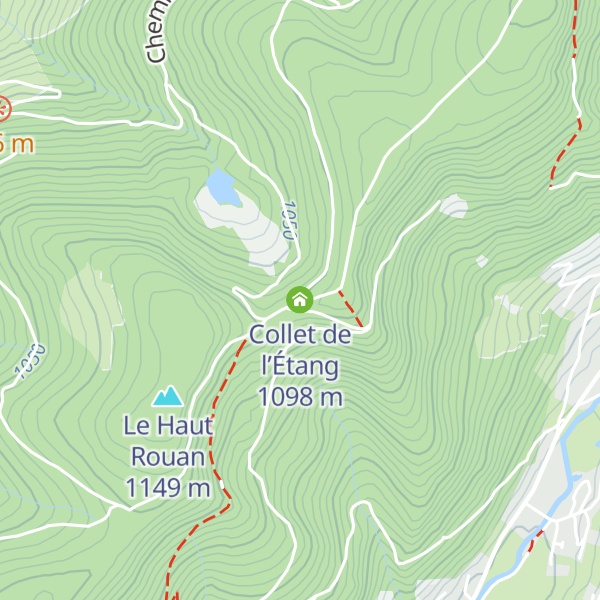Map of Collet de l’Étang