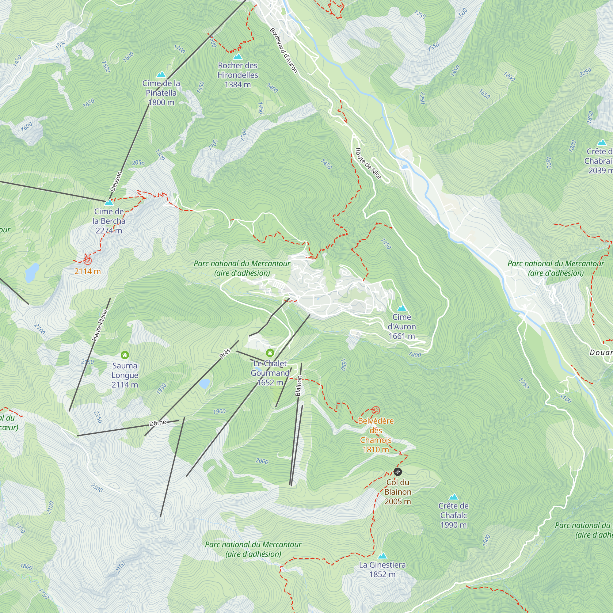 La Galléon map