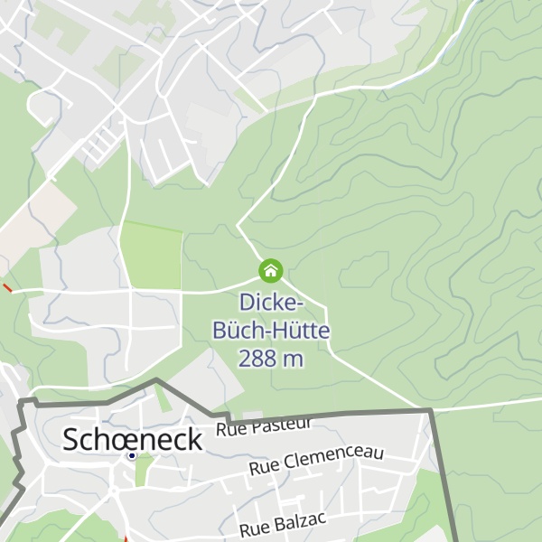 Map of Dicke-Büch-Hütte