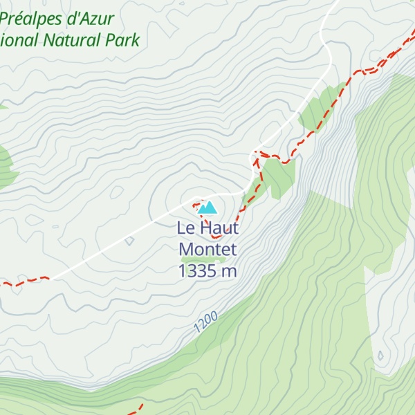 Map of Le Haut Montet