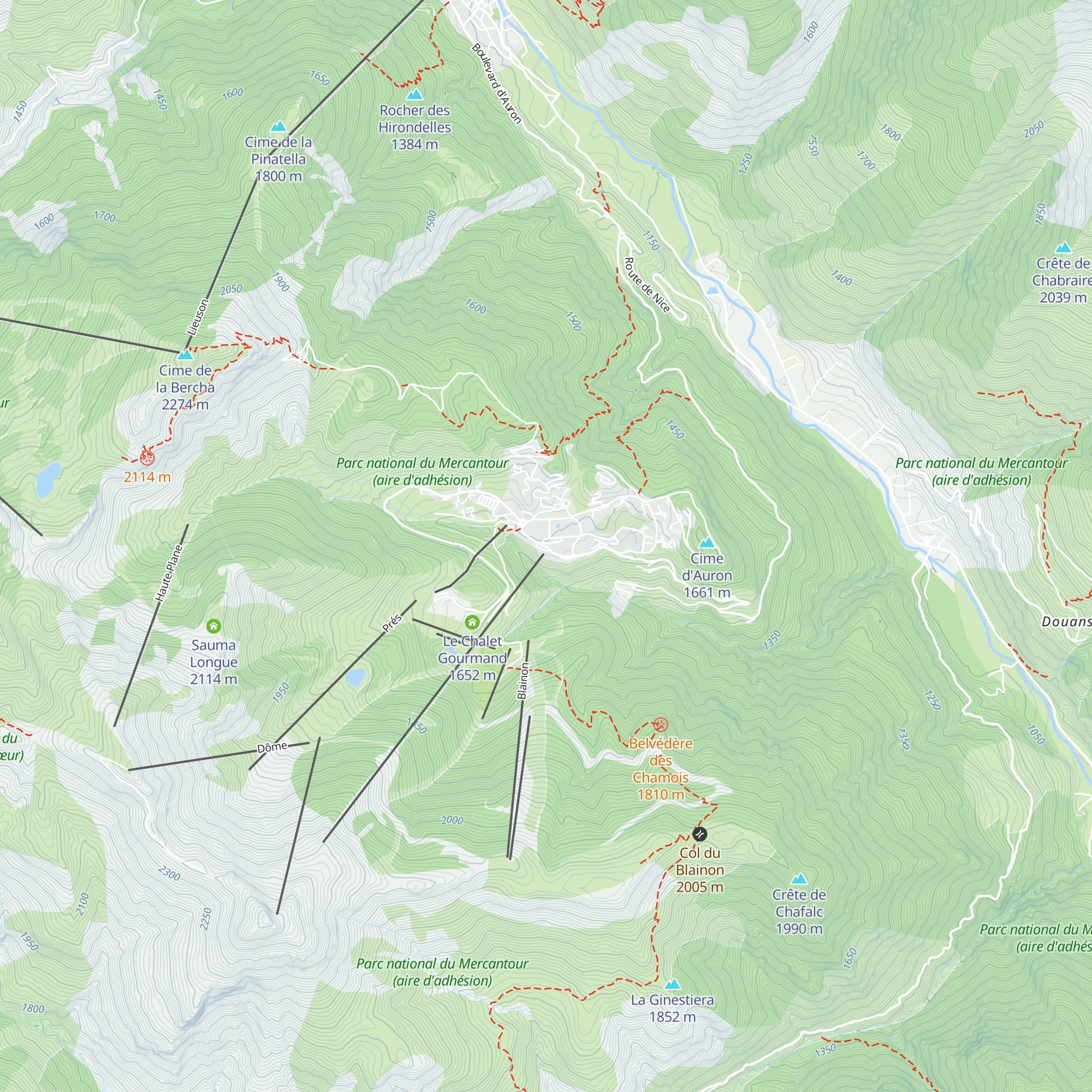 Le P'tit Flocon map
