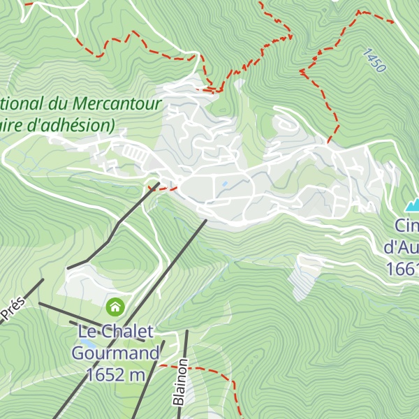 Map of Le P'tit Flocon