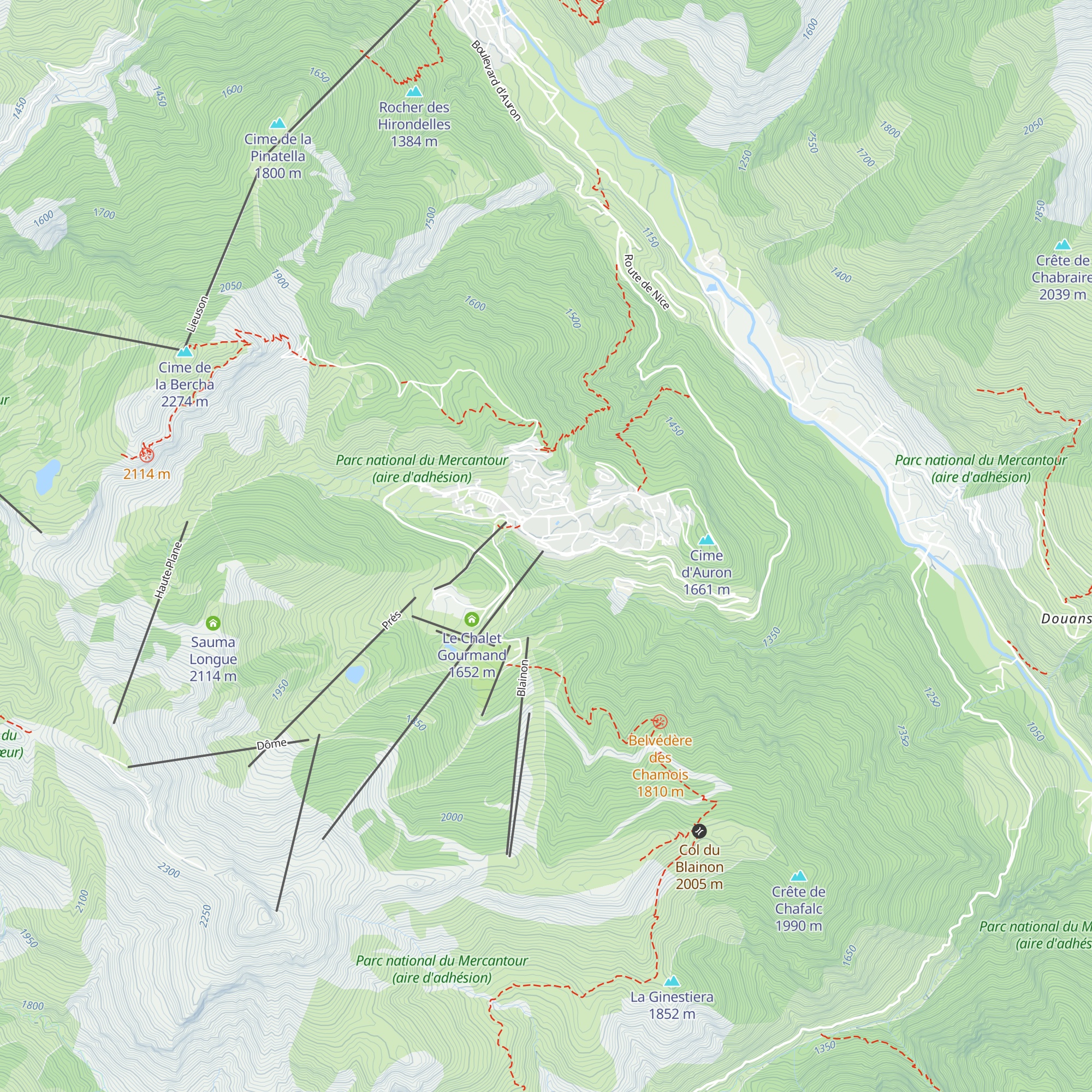 La Brasserie map