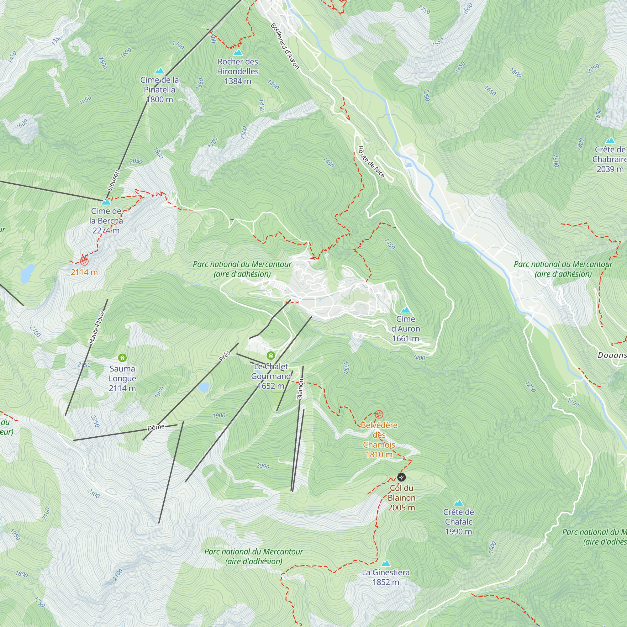 La Brasserie map