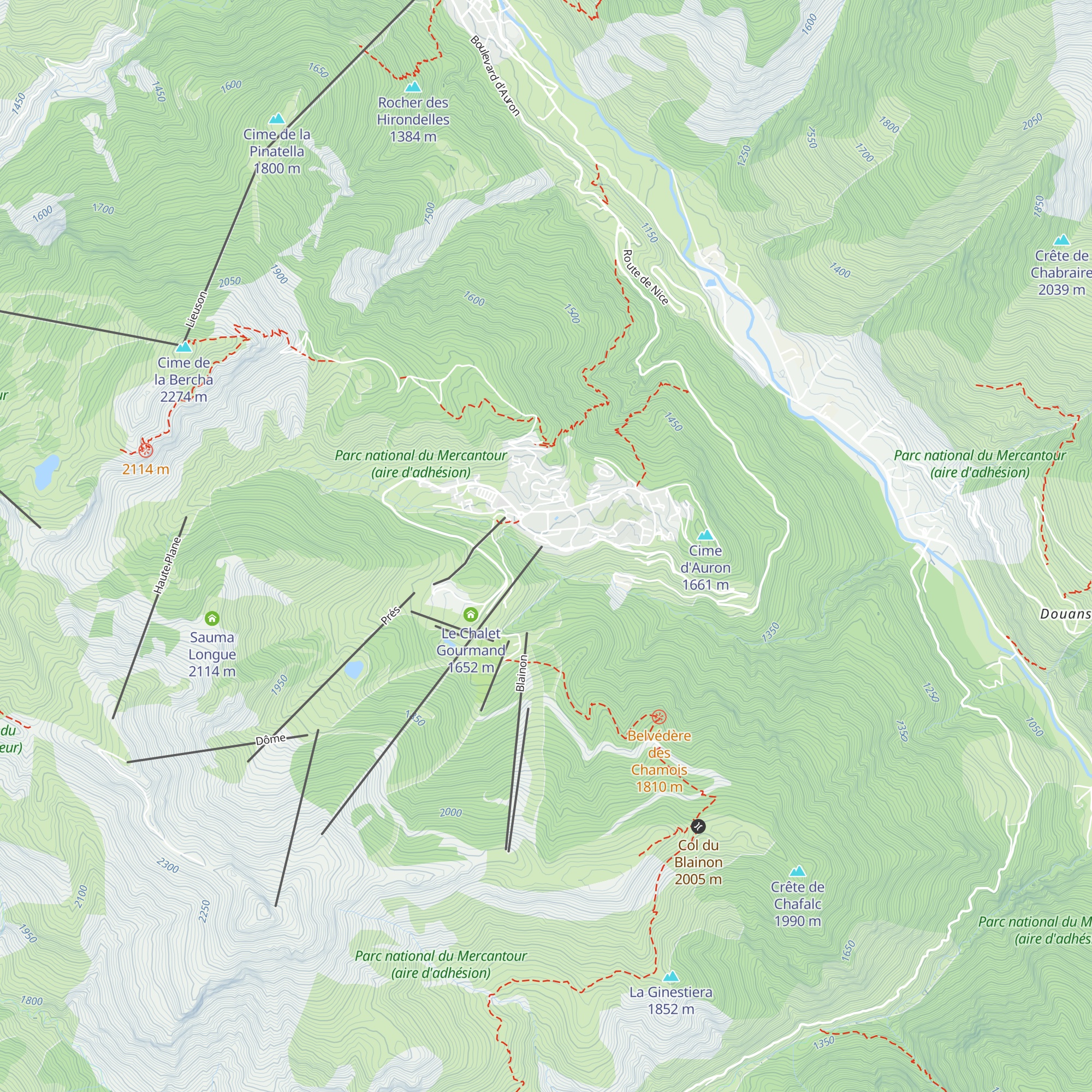 La Taca d'Oli map