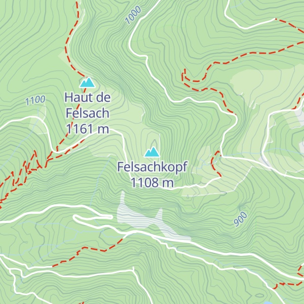 Map of Felsachkopf