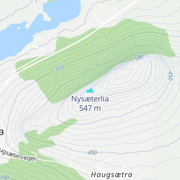 Map of Nysæterlia