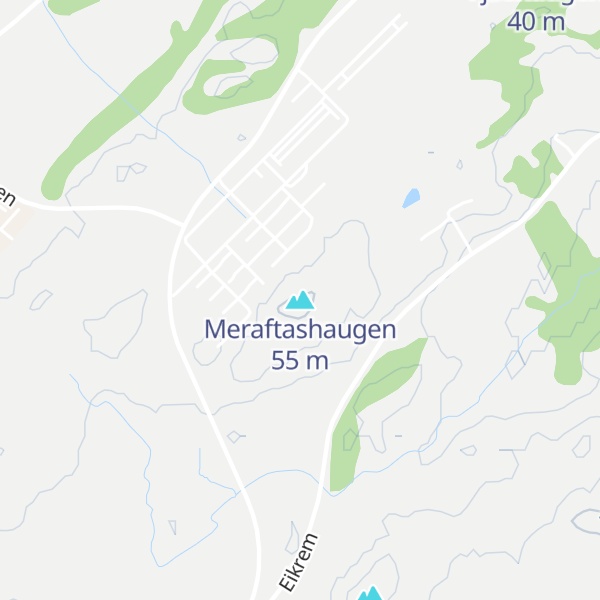 Map of Meraftashaugen