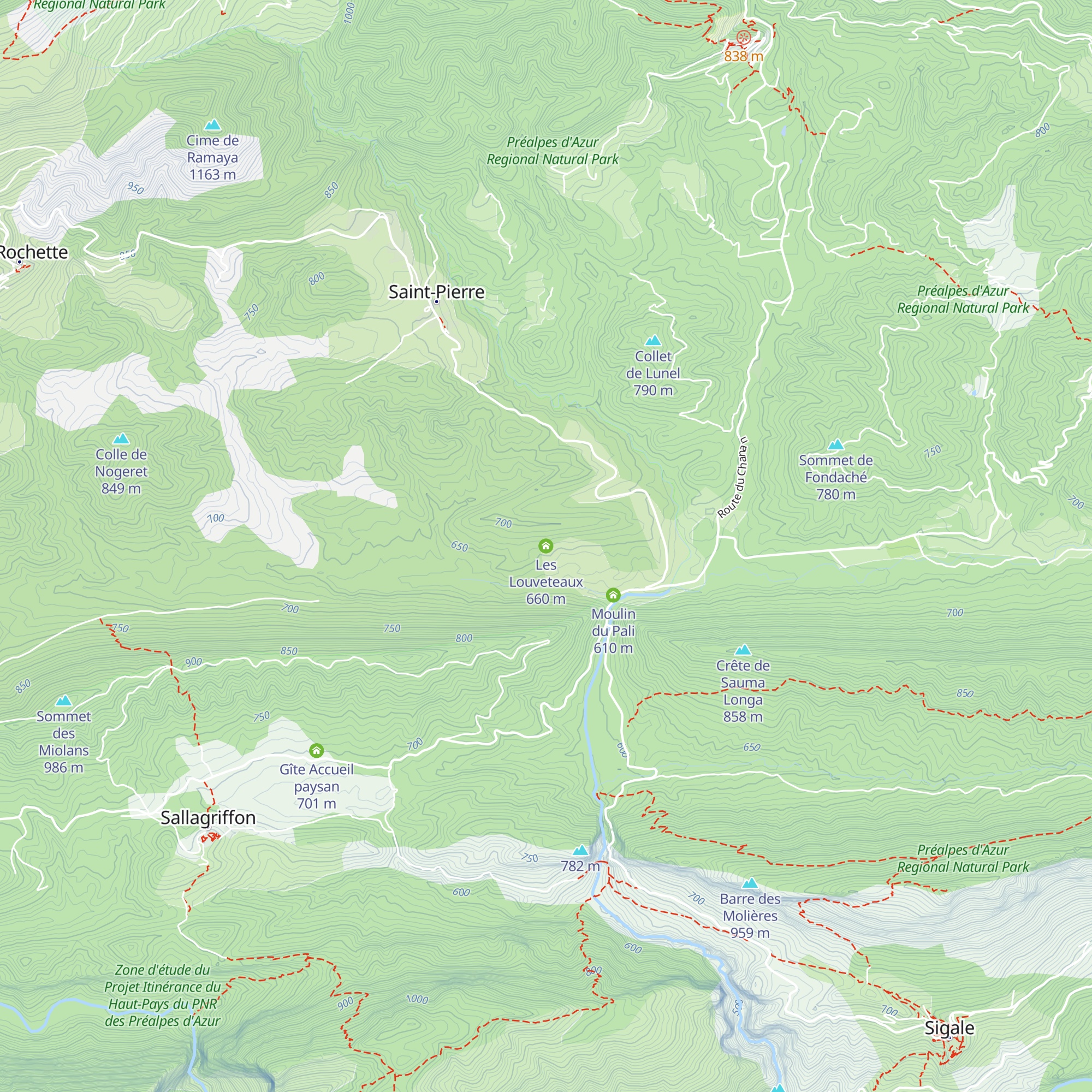 Les Louveteaux map