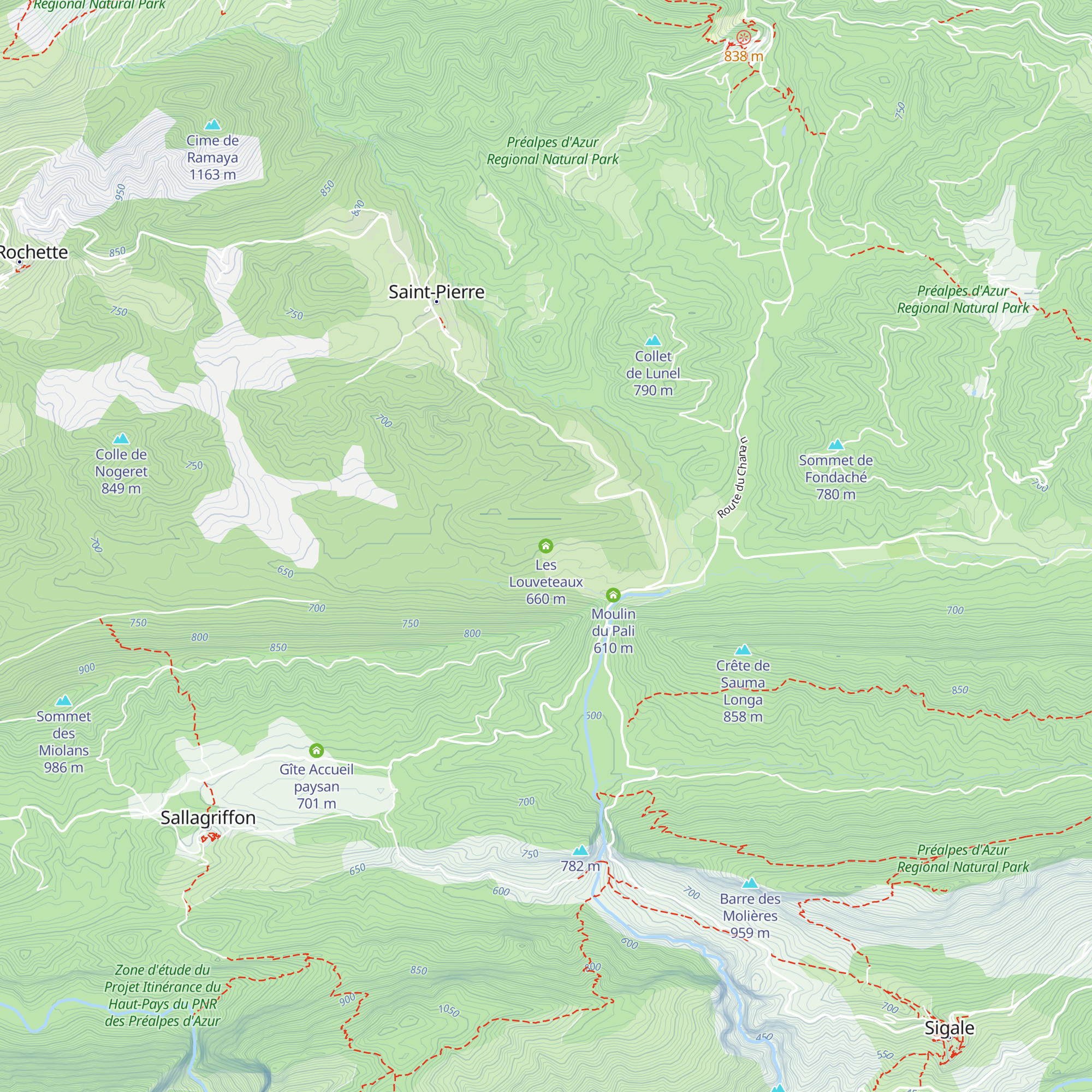 Les Louveteaux map