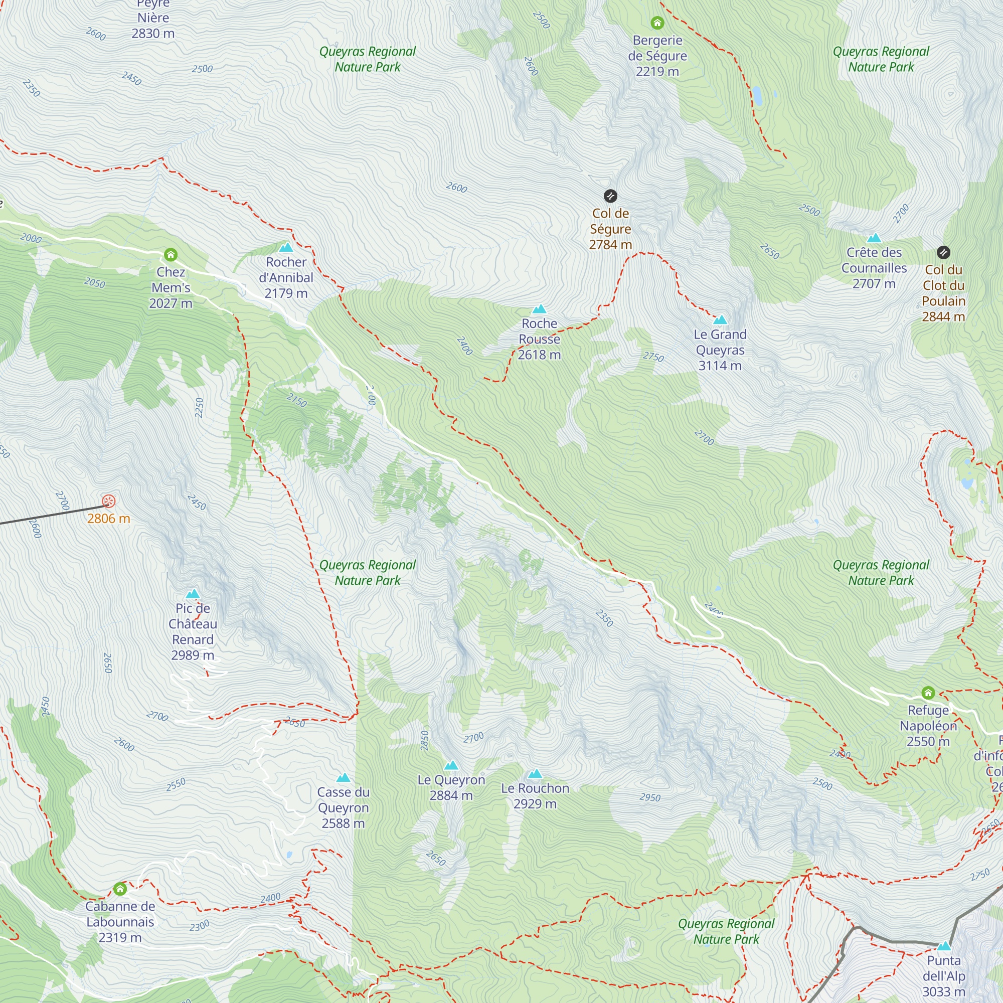 Bergerie des Tioures map
