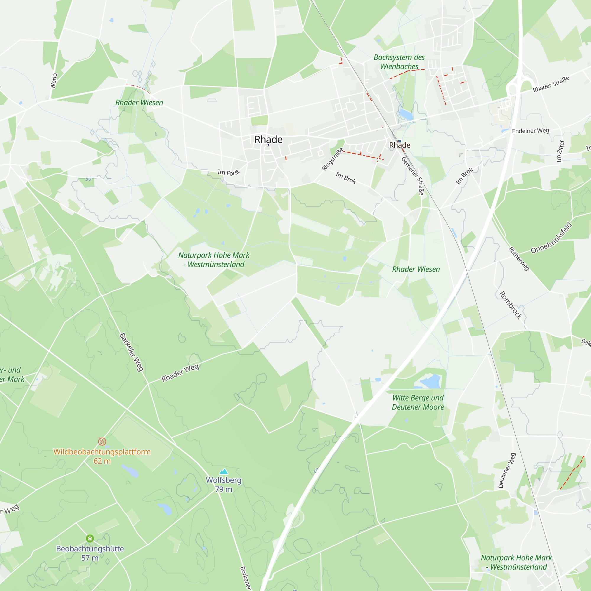 Schutzhütte am Vorwerk map