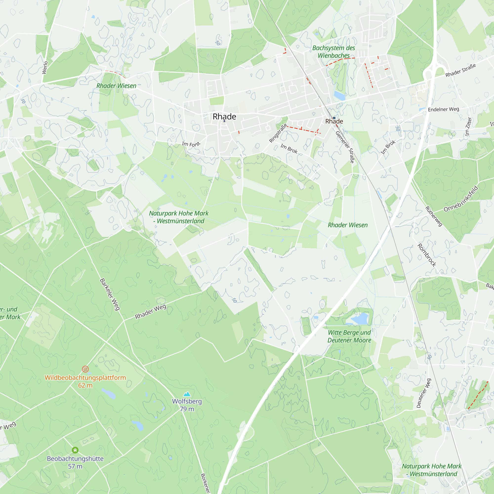 Schutzhütte am Vorwerk map