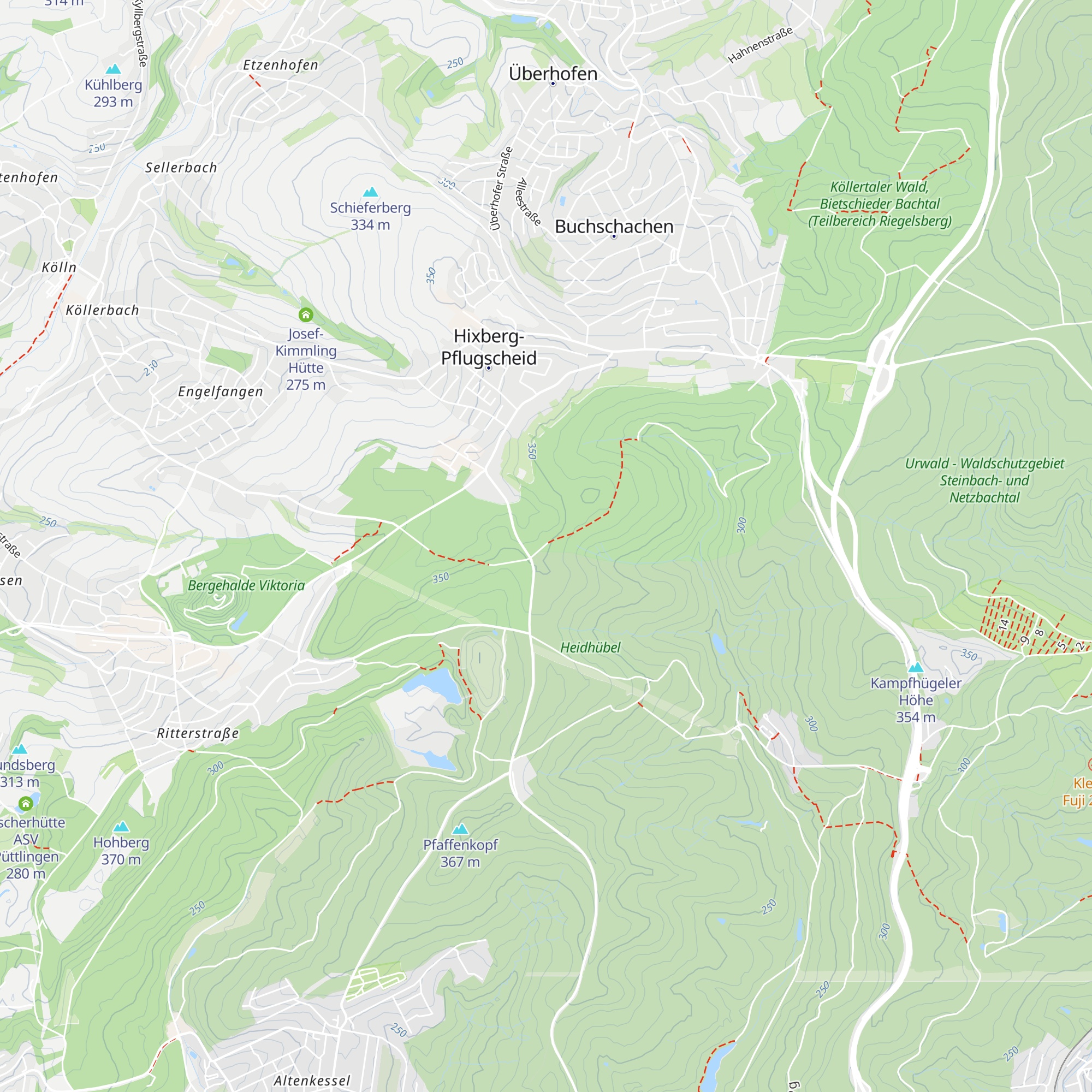 Schutzhütte map
