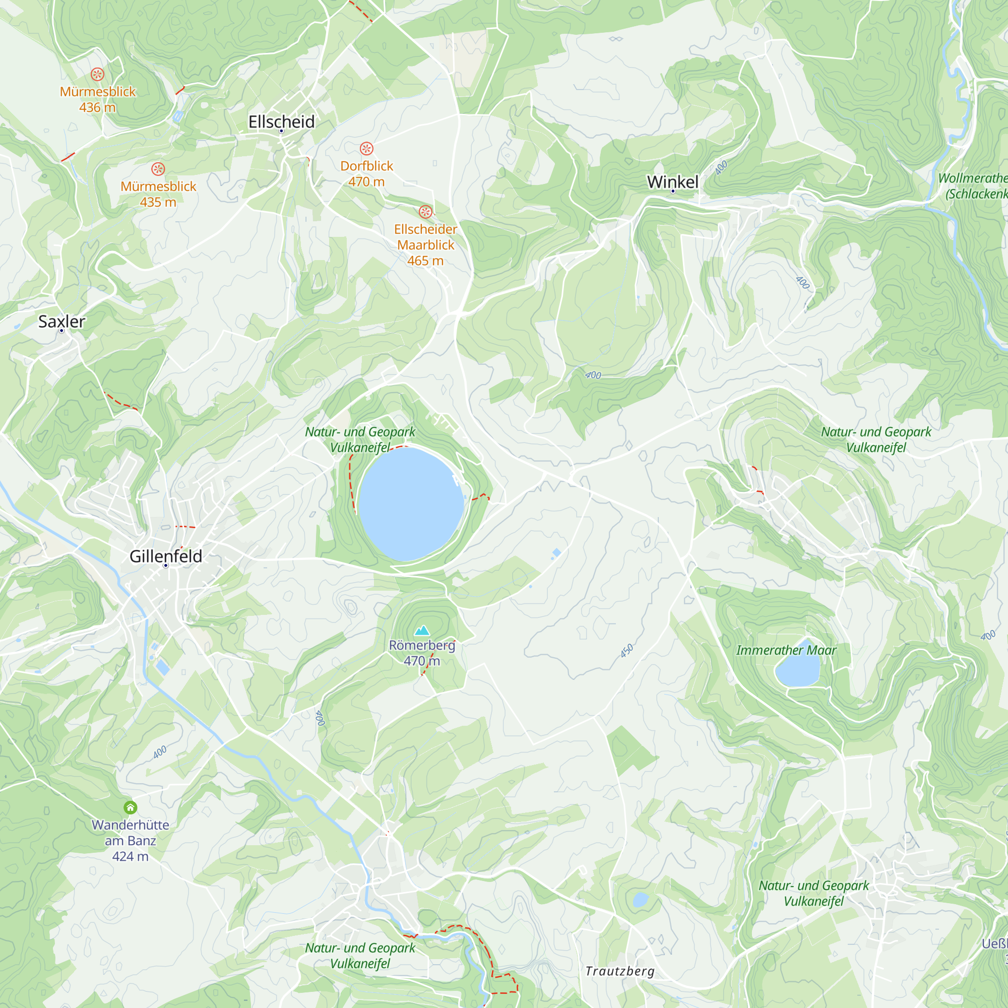 Feriendorf Pulvermaar map