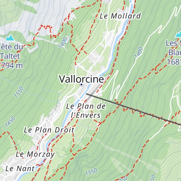 Map of Dormio - L'Ours Bleu
