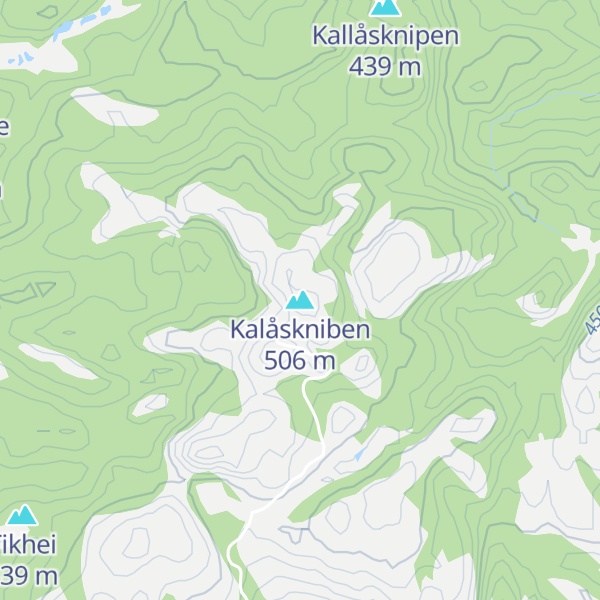 Map of Kalåskniben