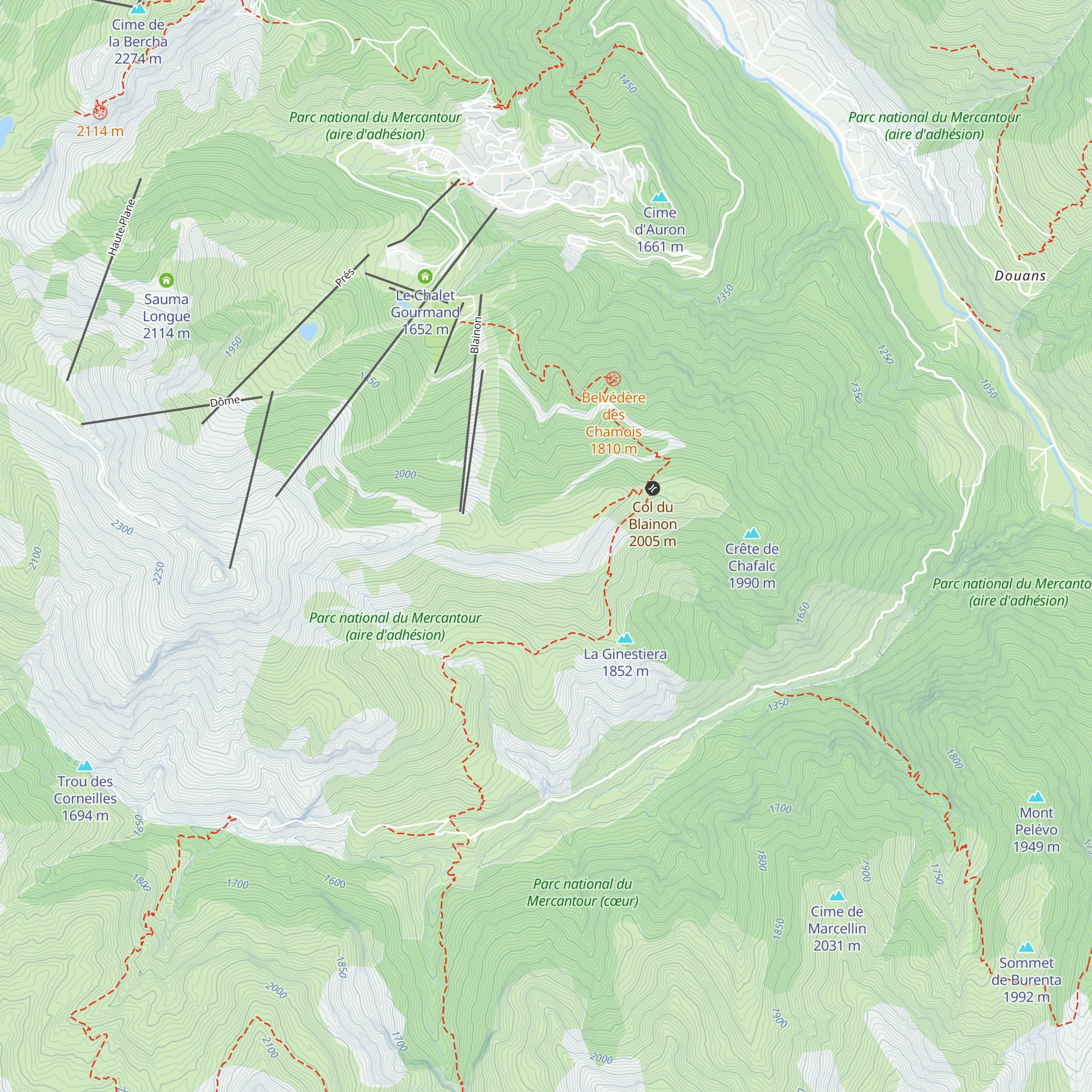 Cabane Pastorale map