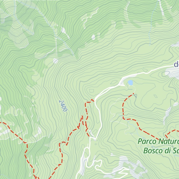 Map of Testa di Mottas