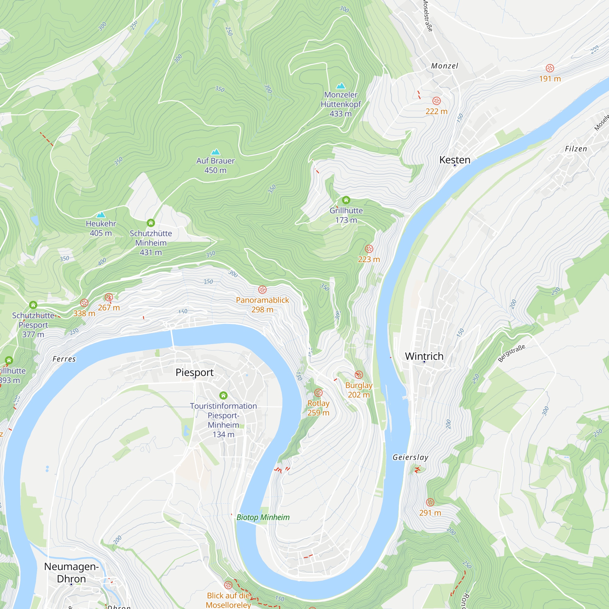 Grillhütte Minheim map