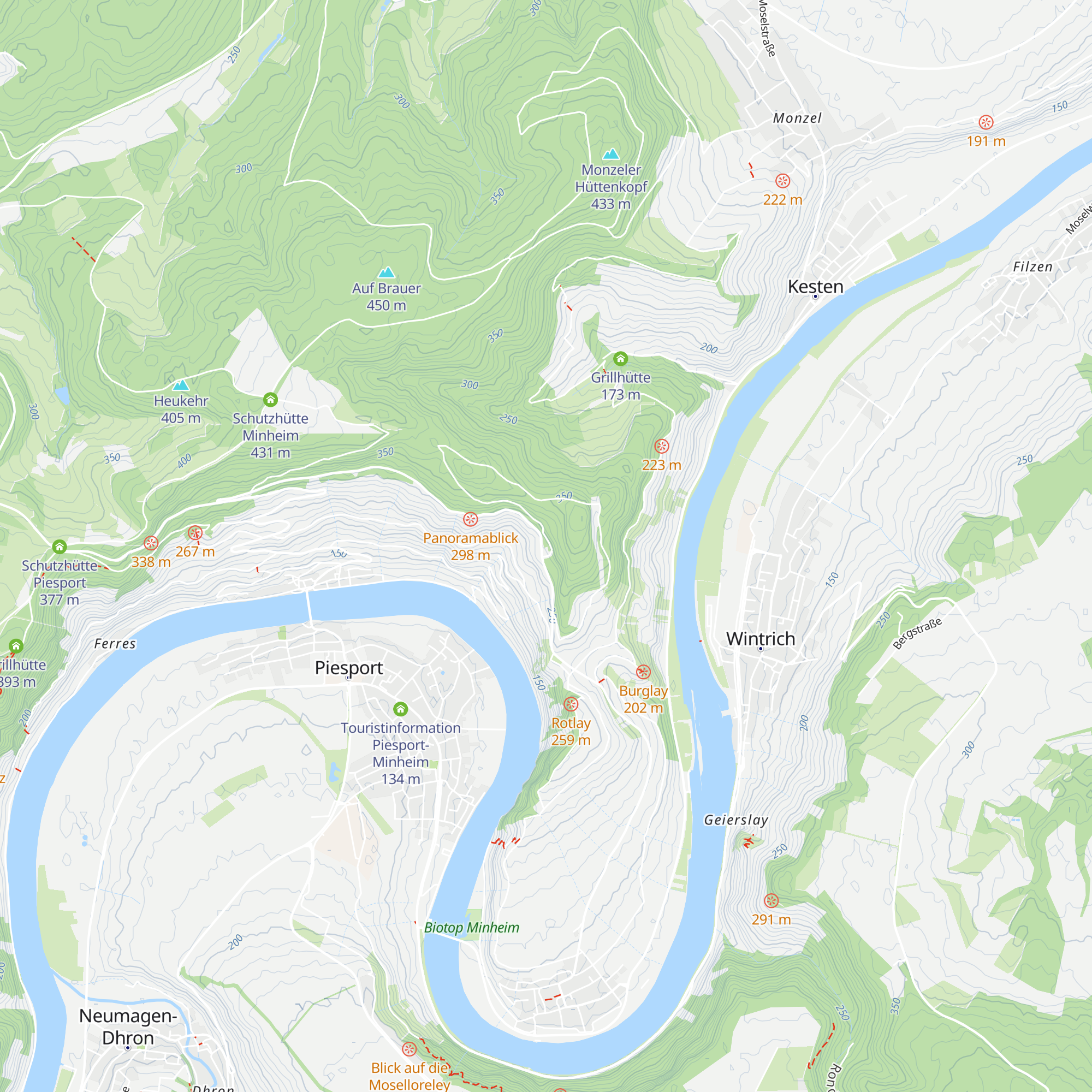 Grillhütte Minheim map