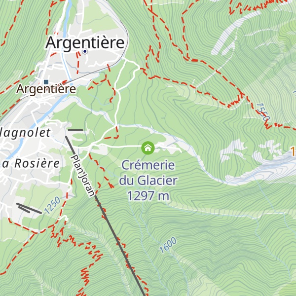 Map of Crémerie du Glacier