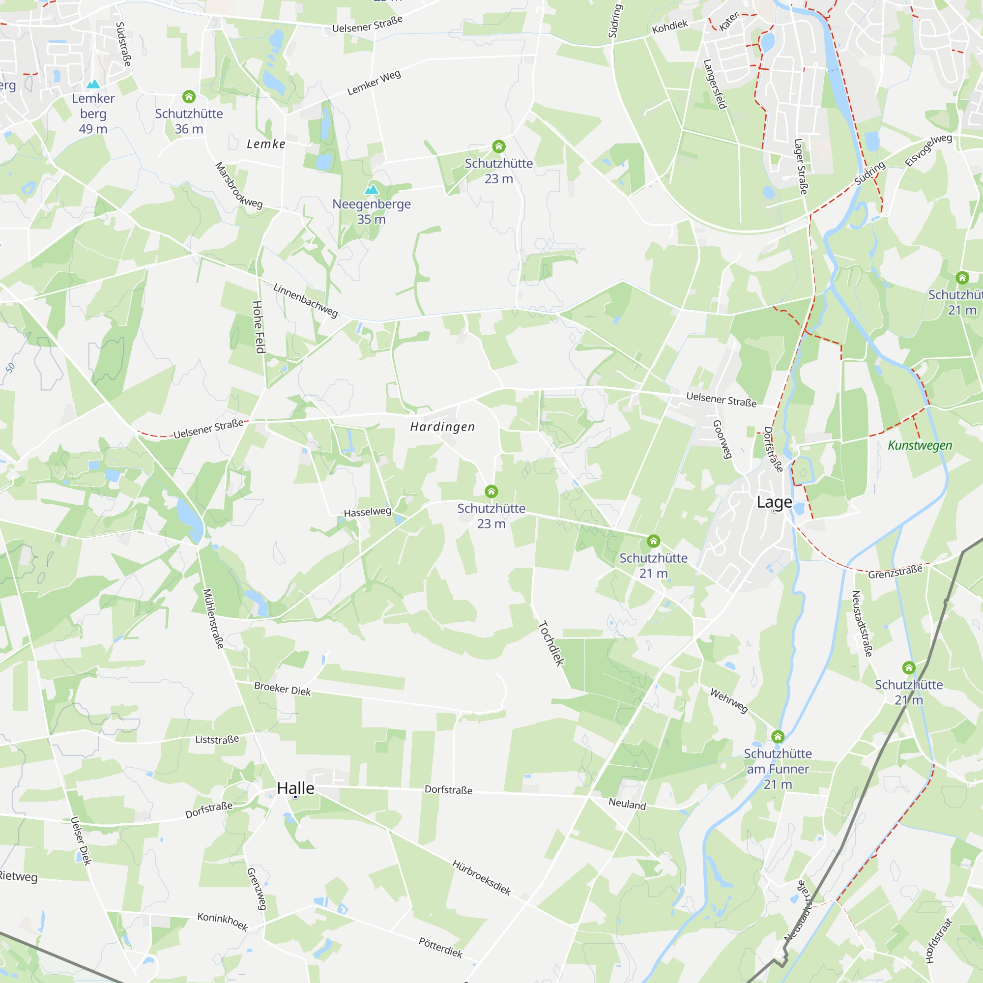 Schutzhütte map