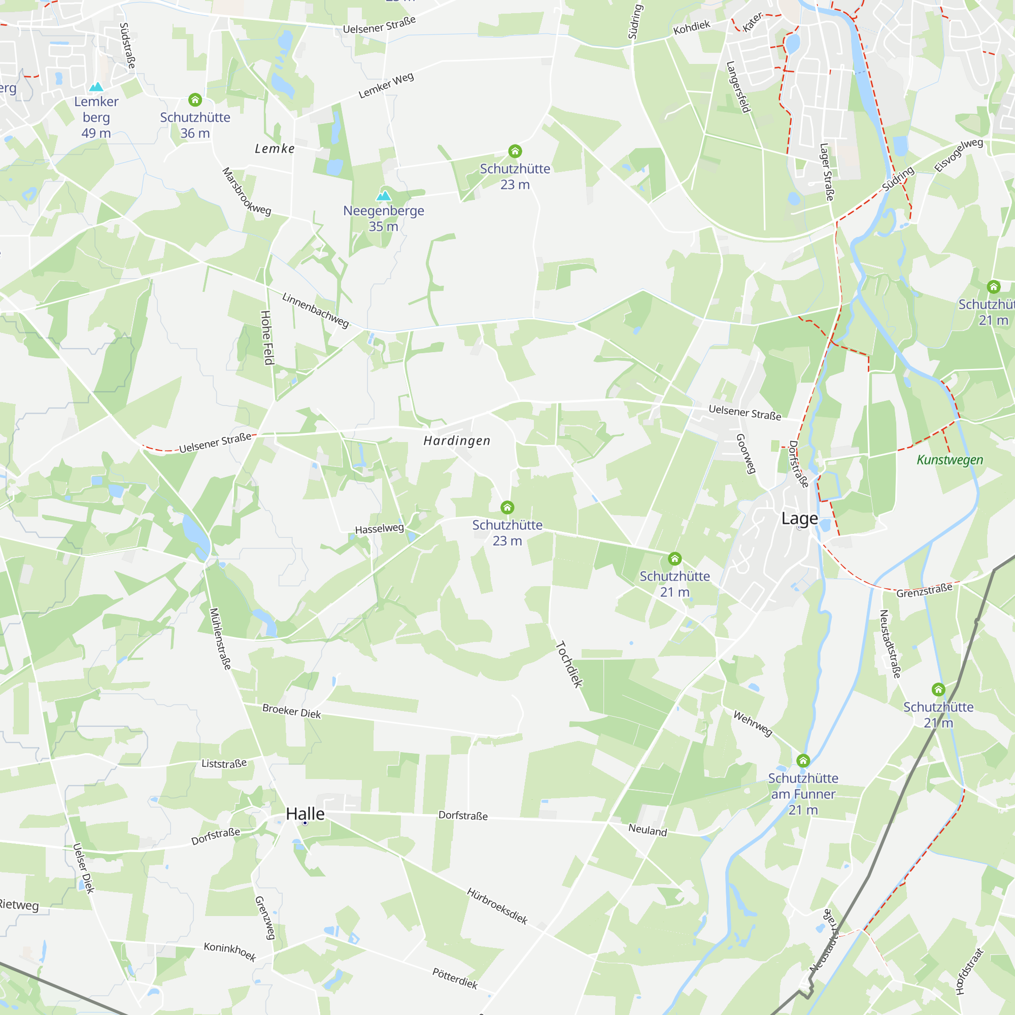 Schutzhütte map